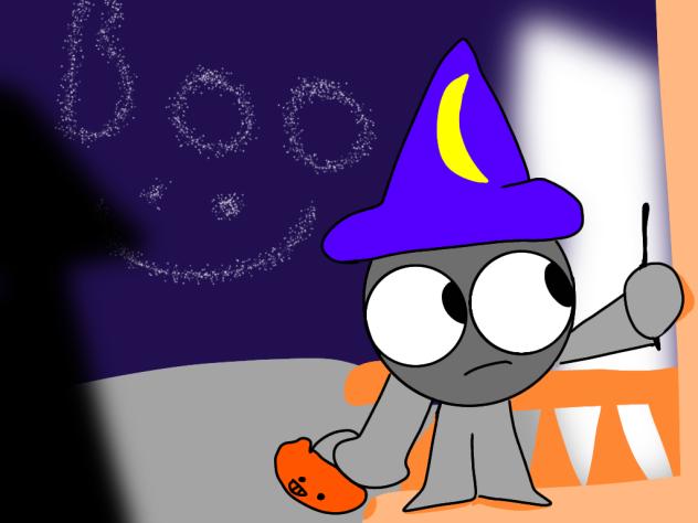 late 2nd Halloween drawing