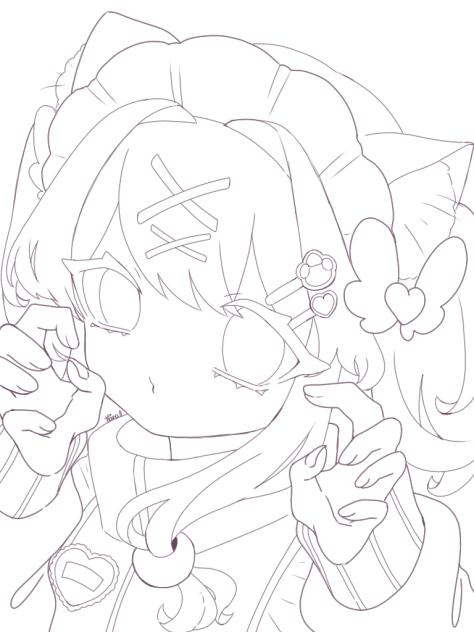 みゃうっな線画 - ibisPaint