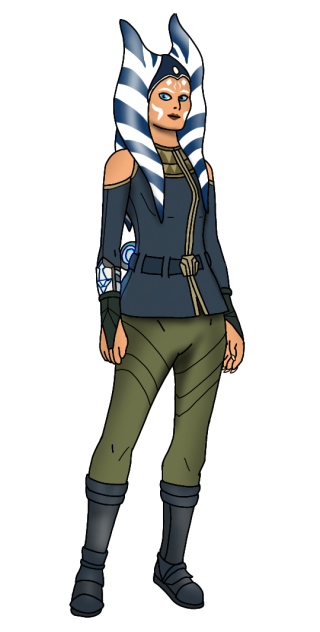 Ahsoka Tano glowing render