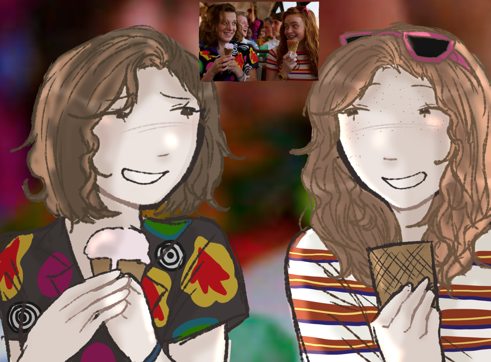 Max & El stranger things - ibisPaint