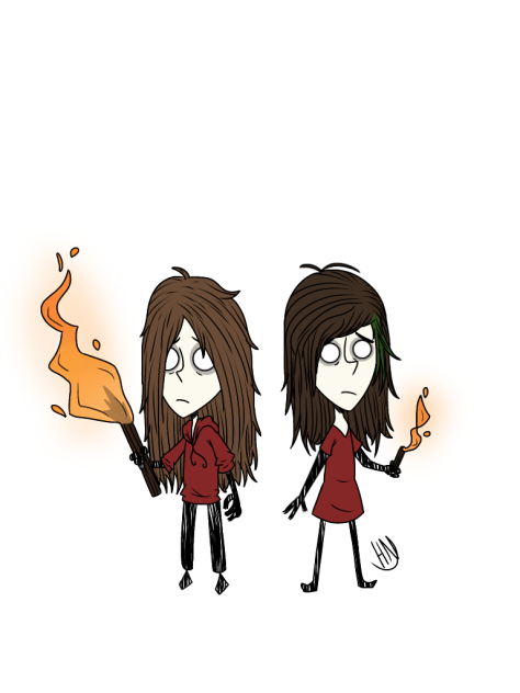 Me and Mona Don't Starve Style