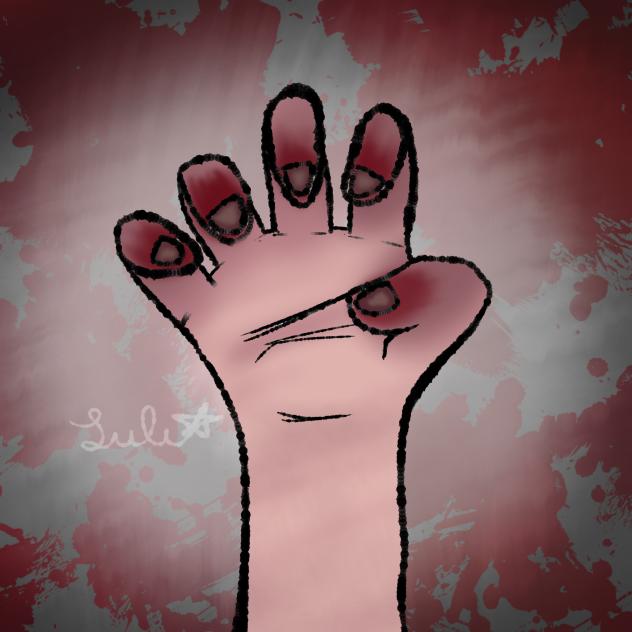 TW Bl00d stained hand!!1!11