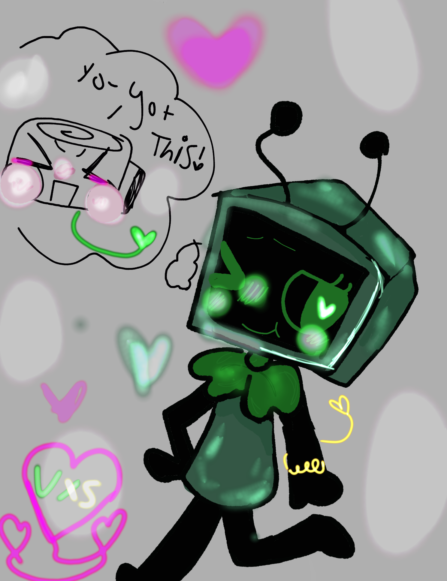 Shelly x vee!! ( dandy's world!!) - ibisPaint