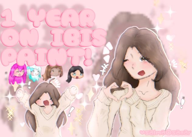 1 year on ibis paint!! - ibisPaint
