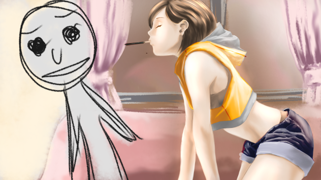 グリザイユ女子