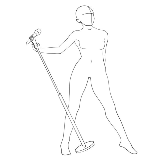 Female Singer Sketch2