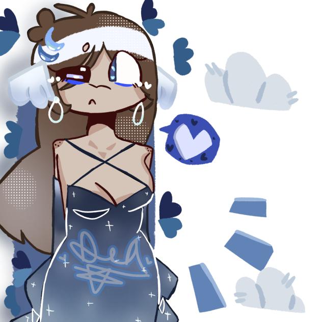 AWWW BEAUTIFUL BLUE STRONG CUTE, RIGHT💙🩵