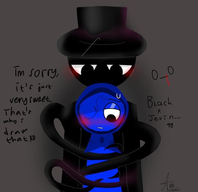 Sprunki Jevin black , ama sorry xd