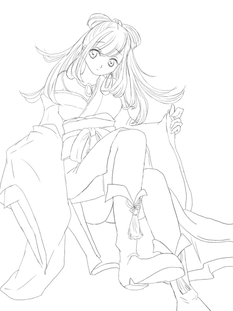 線画2