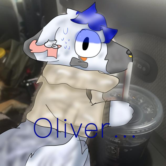 Oliver got caught with my cola…