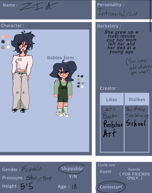 Zia (OC entry)