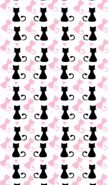 Cats 🩷🖤 wallpaper