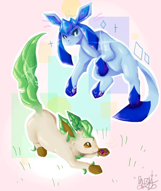 Leafeon and Glaceon (Pokémon)