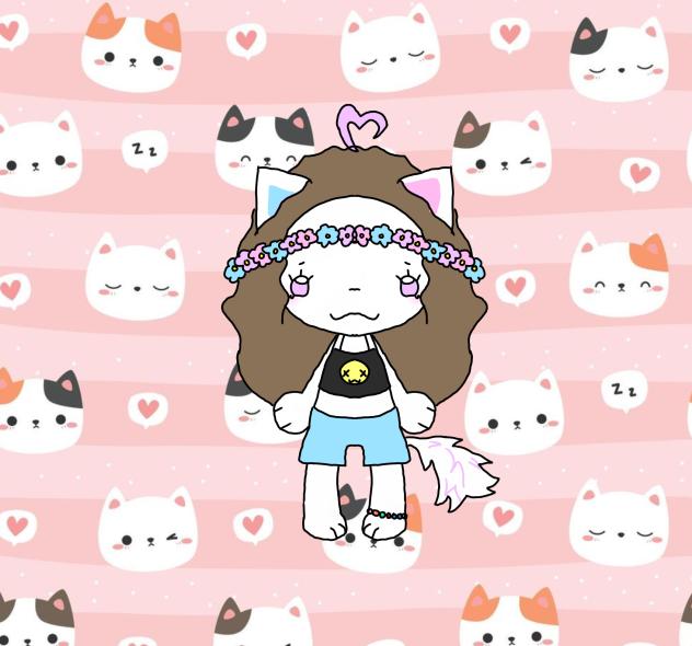 minha OC chibi