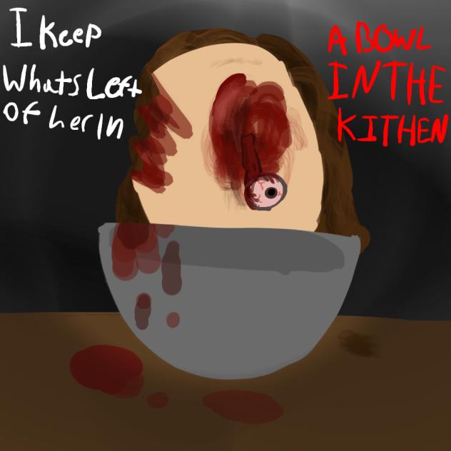 A bowl in the kitchen