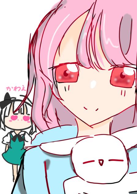 幽々子と妖夢のツーショ