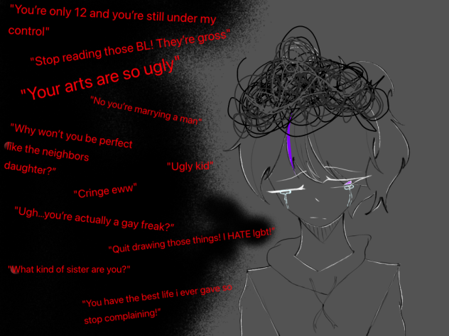 The words the hurt me T^T