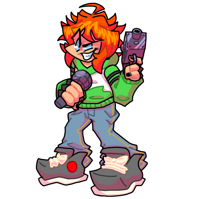 Pico Hiromitsu FNF OCM idle animation - ibisPaint