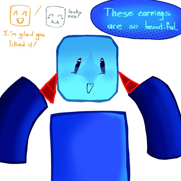 47 with earrings