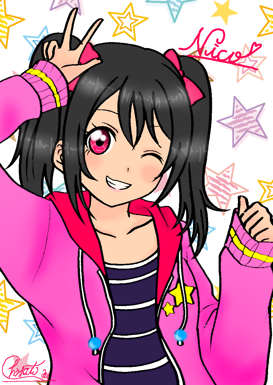 にこにこにー 元ネタ Card: [にっこにっこにー] 矢澤にこ ラブライブ