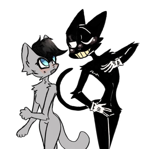 Selly and Cartoon Cat redraw