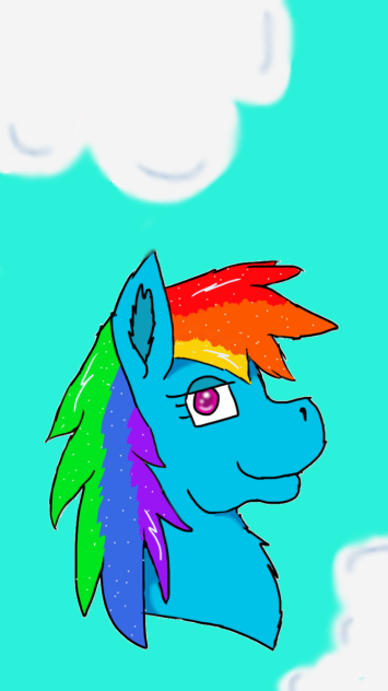 Rainbow dash speedpaint - ibisPaint