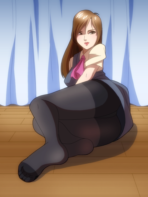 黒パンストのお姉さん
