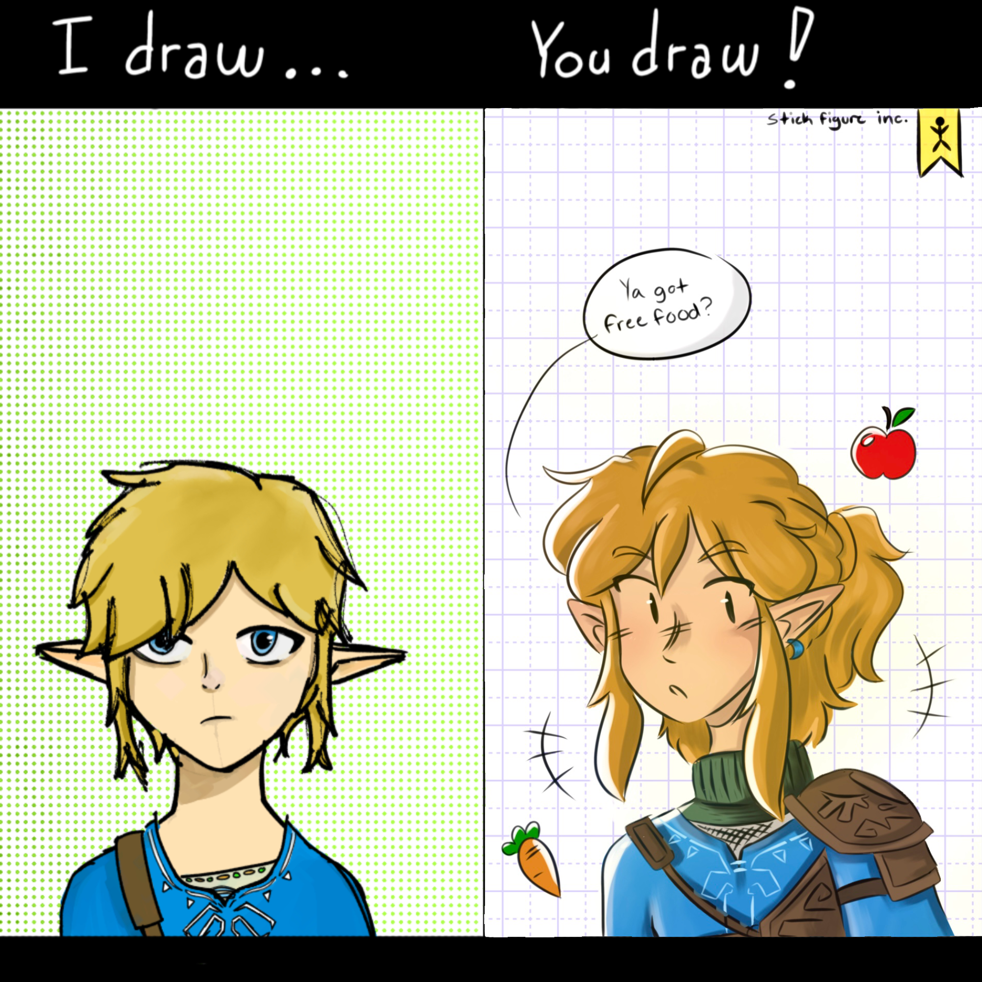 BOTW Link Collab!!! XD - ibisPaint