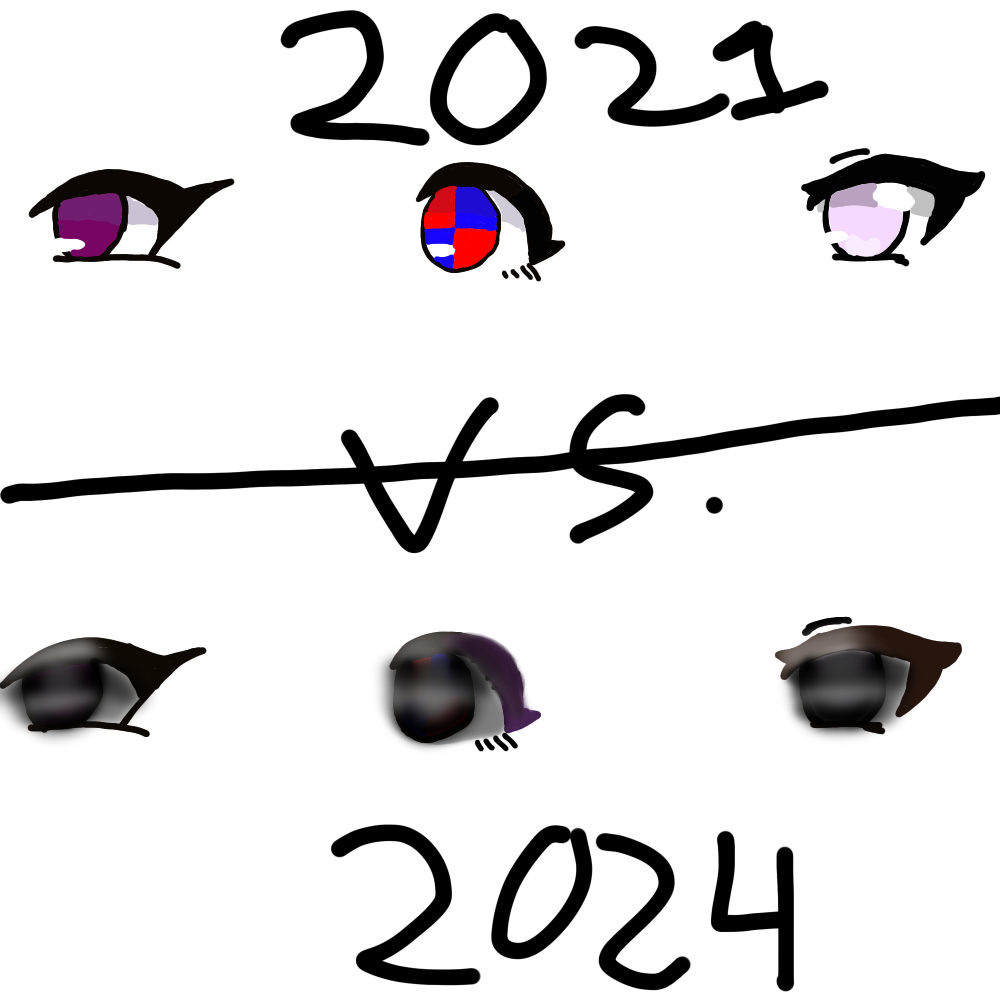 My Editing 2021 vs now - ibisPaint