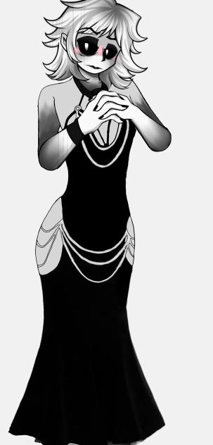 Tab in a dress!