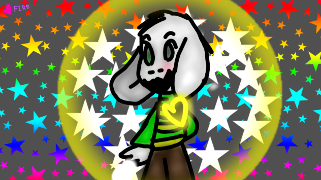 Asriel dreemurr not really tho(Undertale - ibisPaint