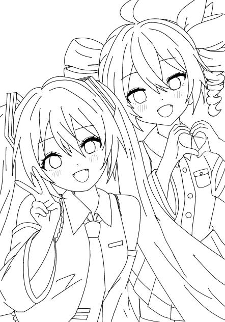 ミク&テト♡