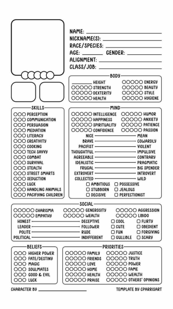OC Info Form