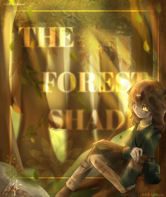 Resting in the damp forest