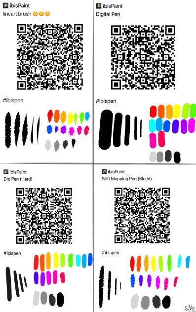 my line brush’s i use for my horse art!!