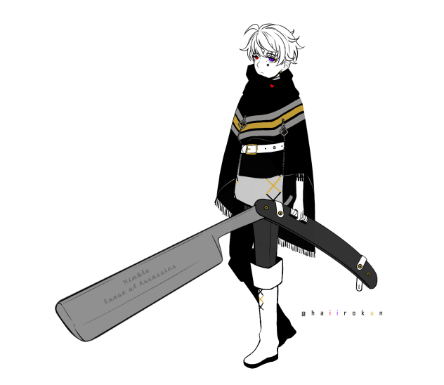 白神白人（武器あり）