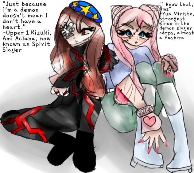 I still have a heart..!DEMON SLAYER OCS!