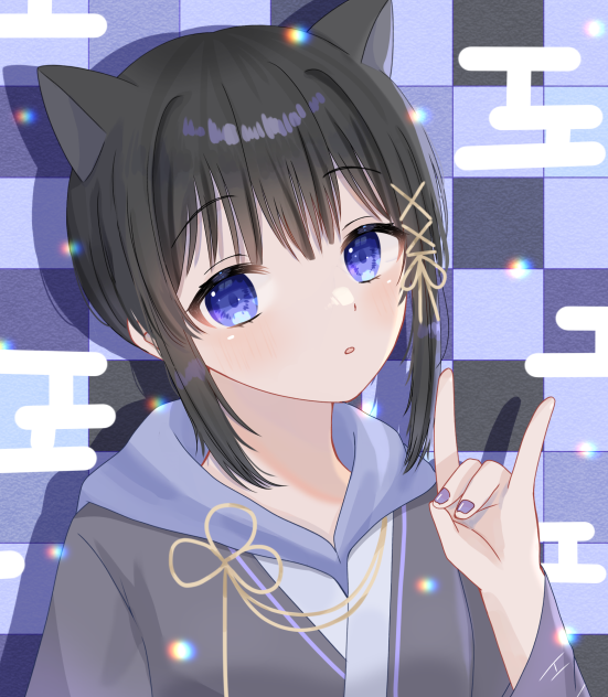 #オリキャライラスト描き合おう💙