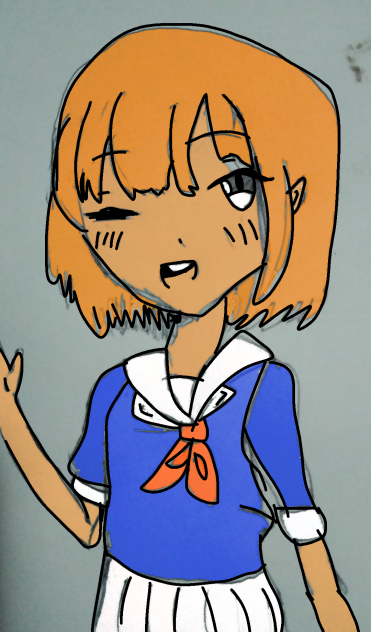high school girl - ibisPaint