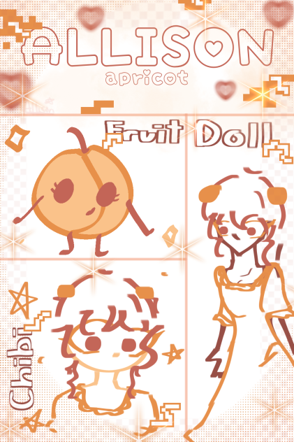 Allison’s Apricot Character Design