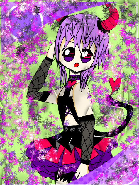 悪魔🖤💜❤️
