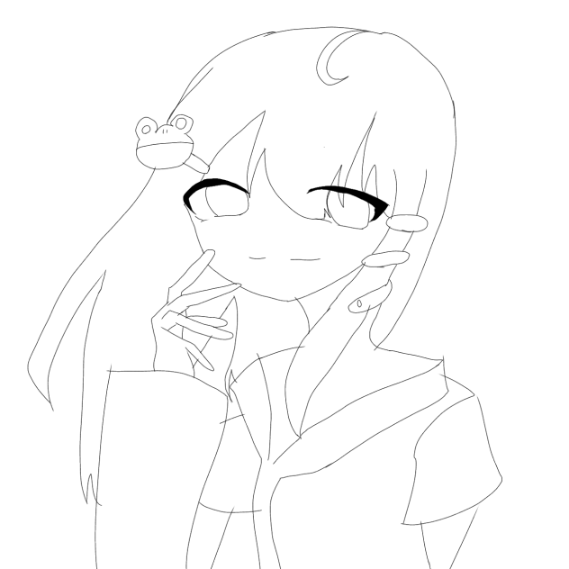 奇跡の少女　塗り絵