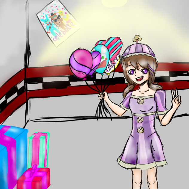 [Speed paint]Five Night At Freddy's