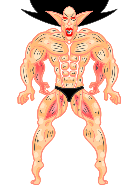 爪先立ちガーゴイル