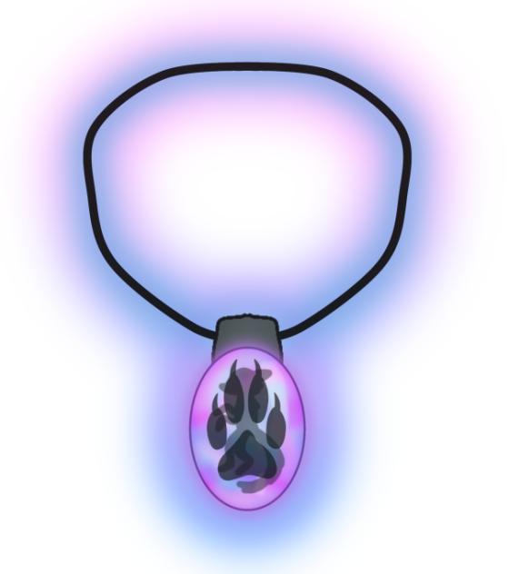 Wolf Transformed Necklace.