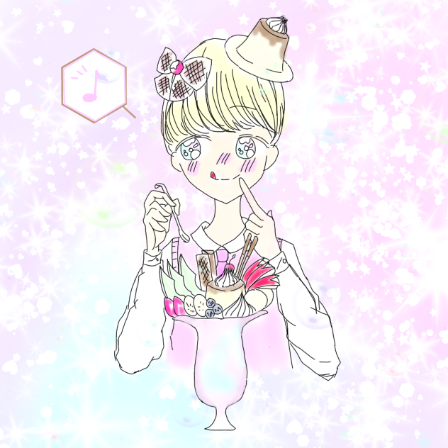 プリンアラモードパフェ