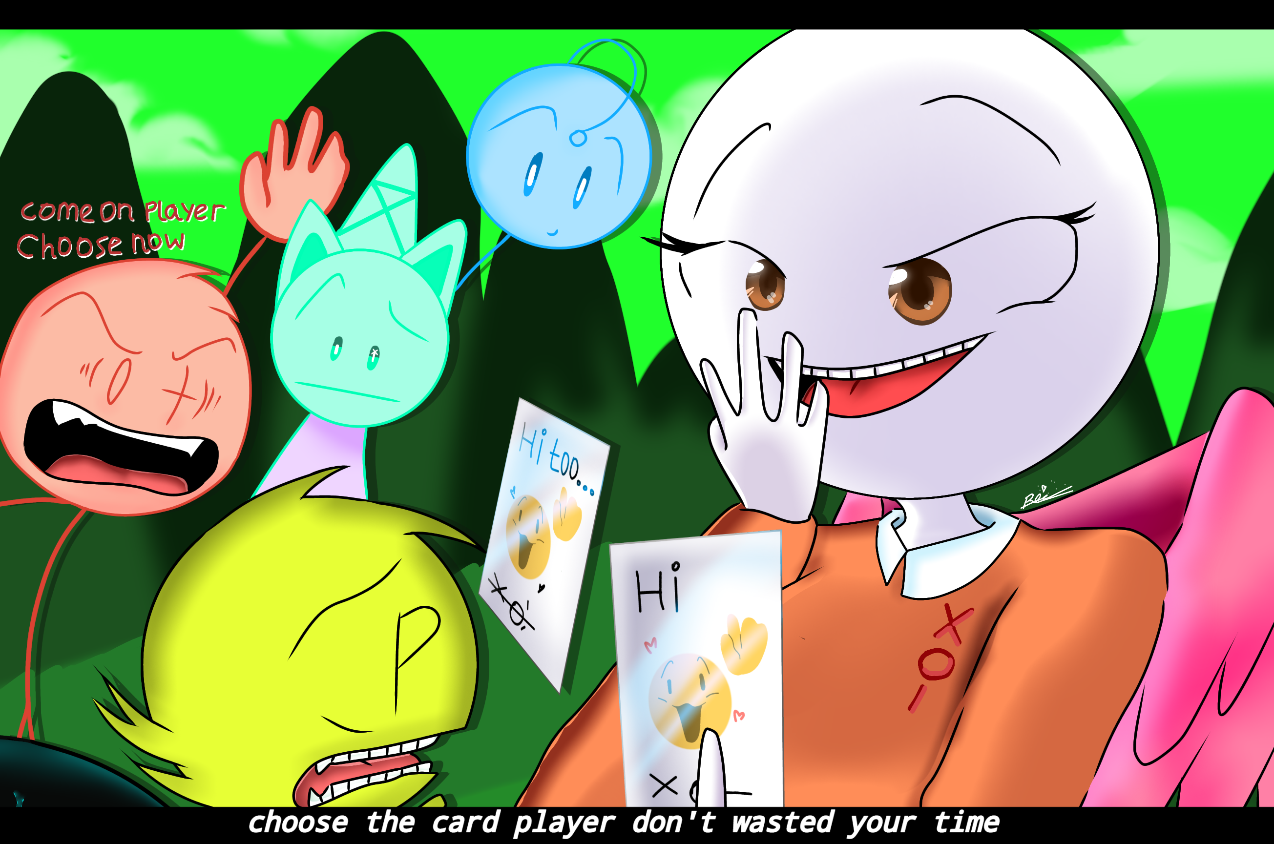 Choose the card - ibisPaint