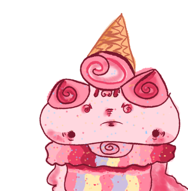 Birthday cake icecream