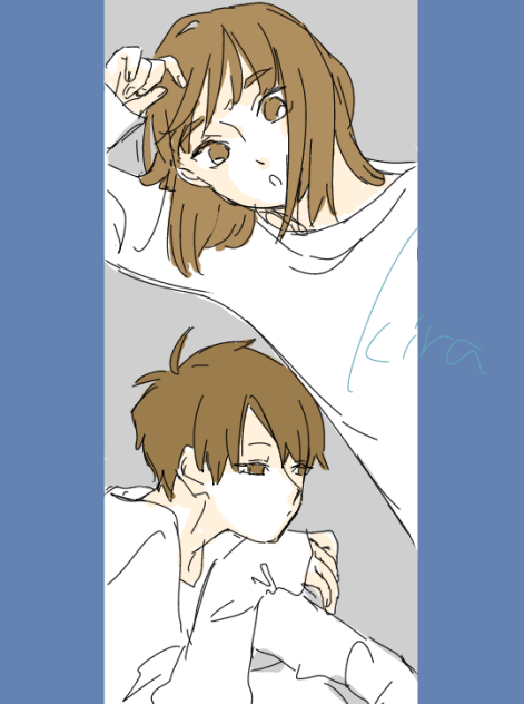 実は髪色が少しだけ違う