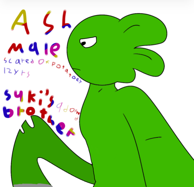 My axolotl oc